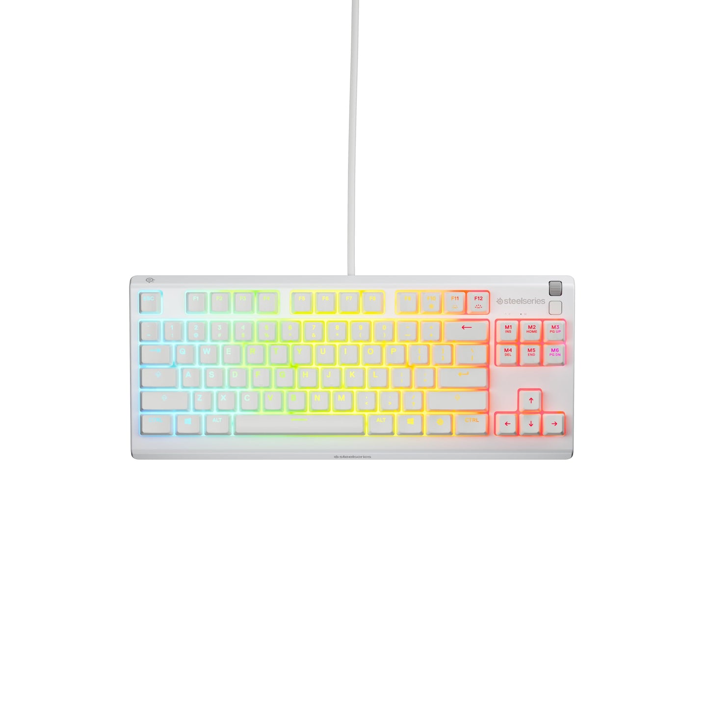 SteelSeries Apex 3 TKL White RGB gaming keyboard - 64819