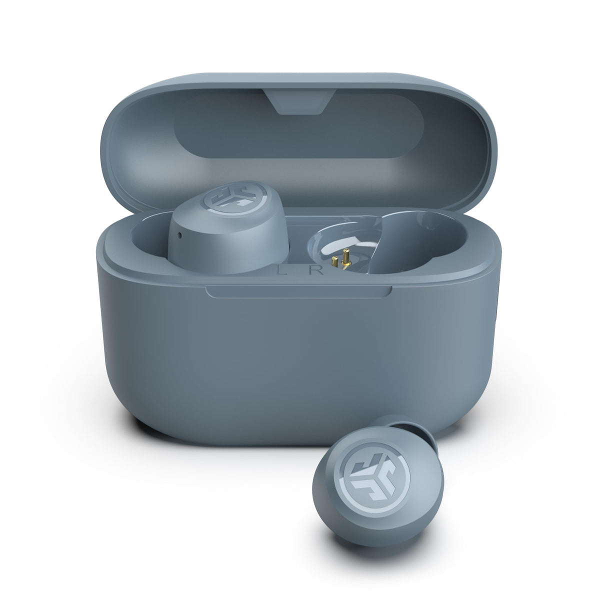 JLab Go Air Pop True Wireless Copfhörer - Bluetooth 32+ Std., Schiefer - EBGAIRPOPRSLT124