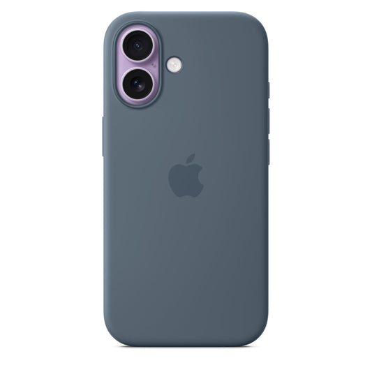 Apple iPhone 17 Silicone Case with MagSafe - Maritime Blue  - MGEW4ZM/A