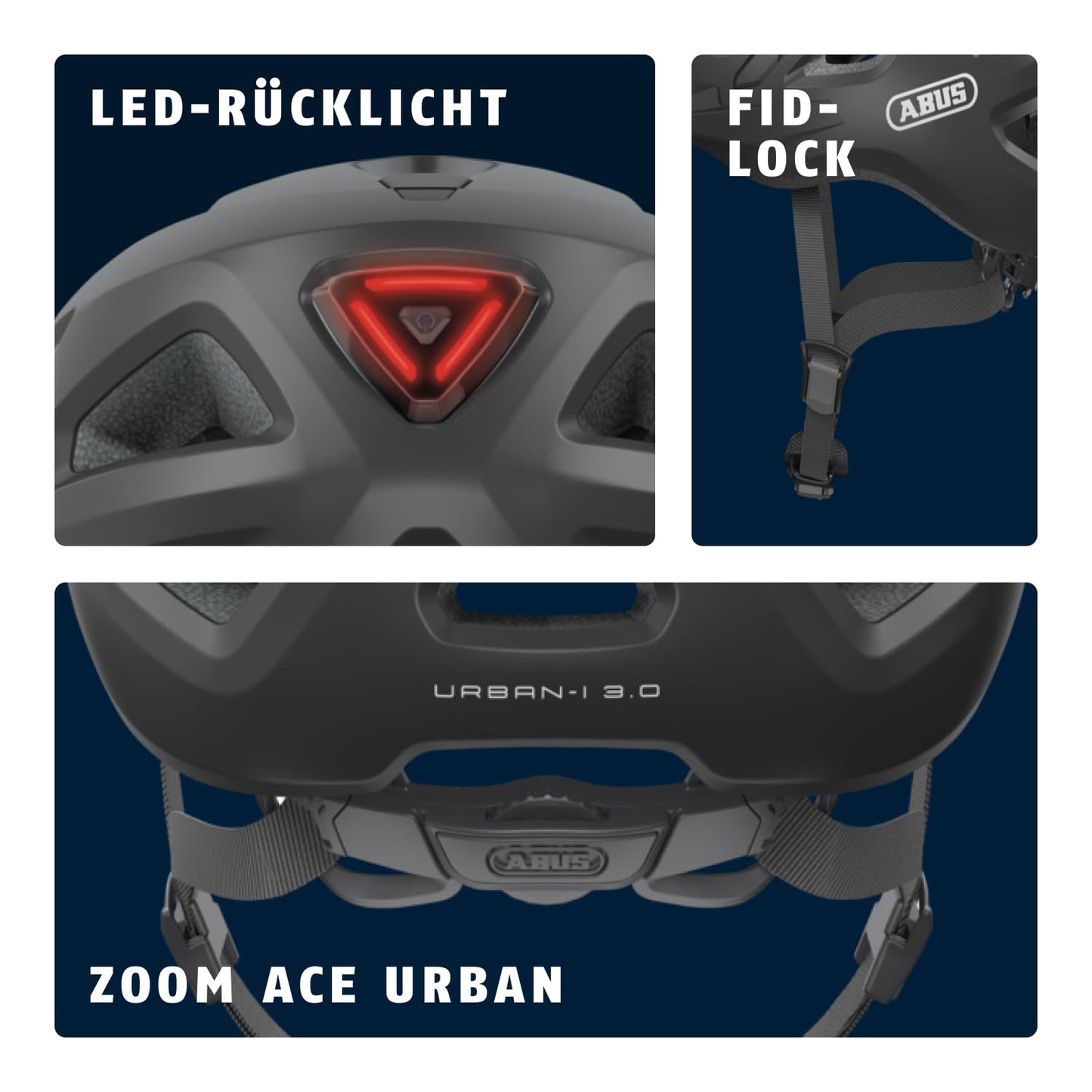 ABUS Urban-I 3.0 helmet black - 86852