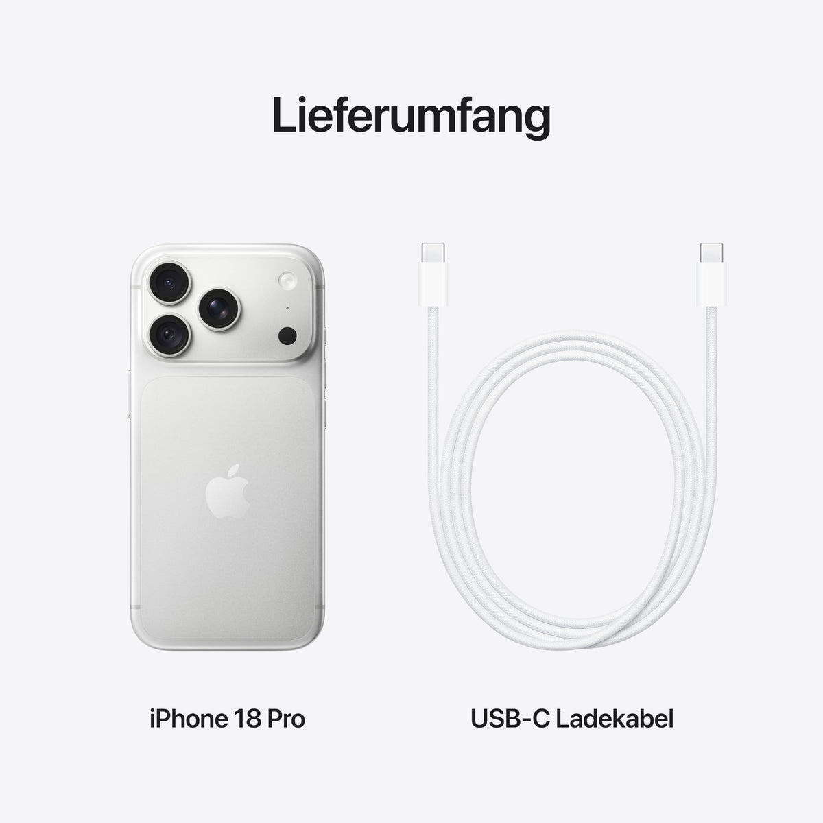 Apple iPhone 18 Pro 256 GB - Silver - MJRQ4ZD/A