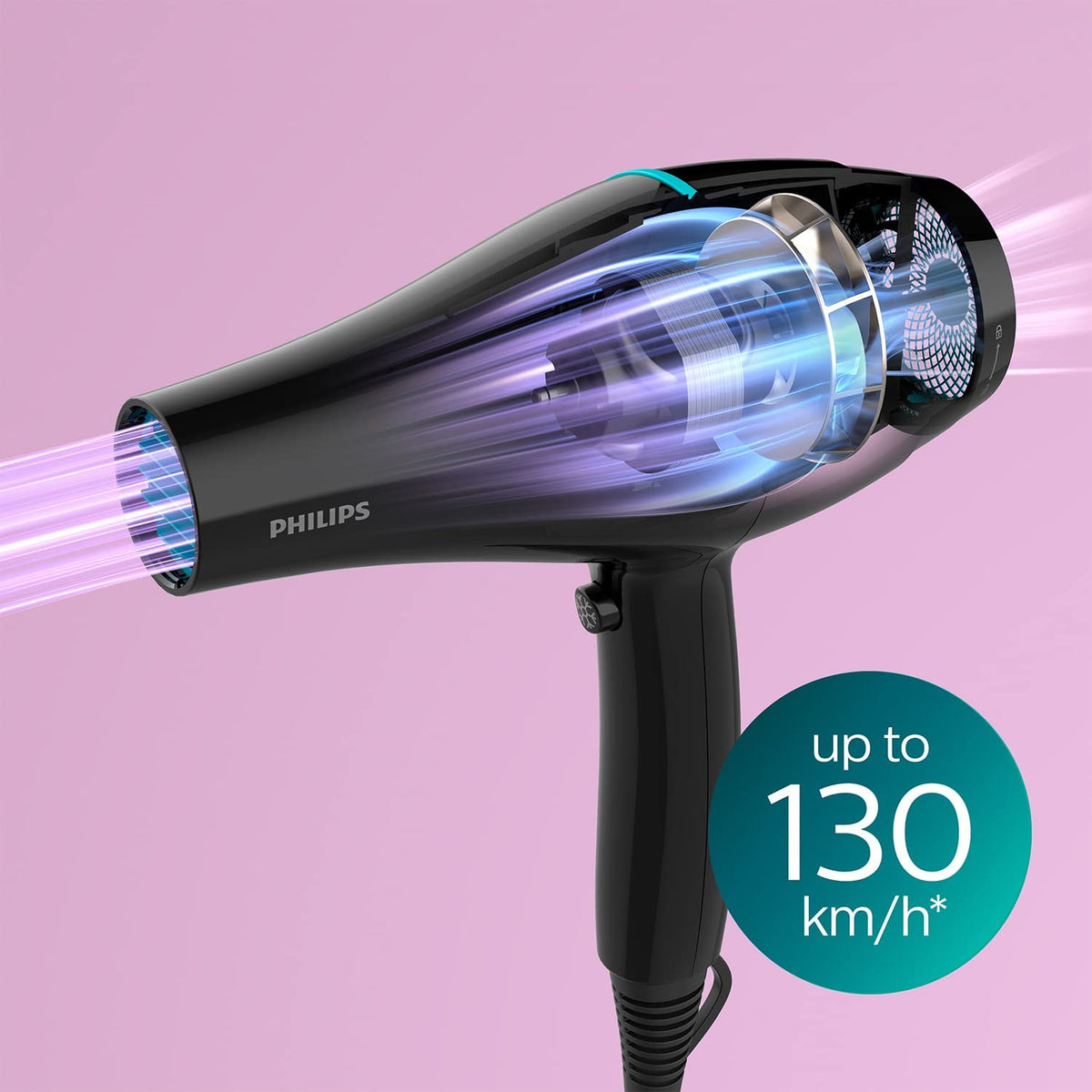 Philips DryCare Pro Uscător de păr cu motor AC puternic (Model BHD272/00)