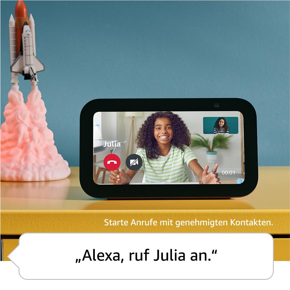 Echo Show 5 Kids (Latest Generation) | Smart Display | 1 year of Amazon Kids+ content included | Space theme, with Alexa+ Early Access - H97N6S