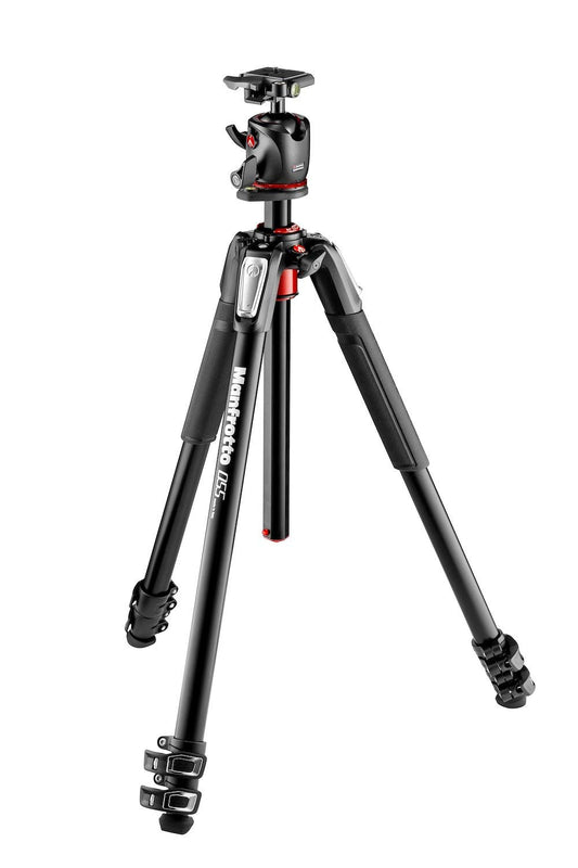 Manfrotto MK055XPRO3-BHQ2 Aluminium Tripod with XPRO Ball Head & 200PL Quick Release Plate – 3-section Professional Tripod for DSLR & Mirrorless Cameras, Black