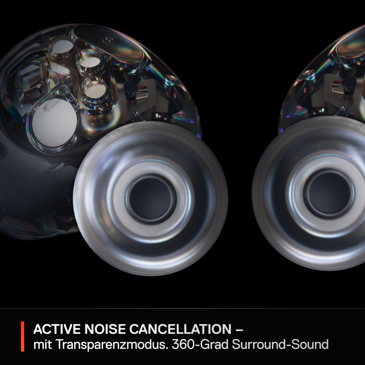 SteelSeries Arctis GameBuds for Xbox – Wireless In Ear Gaming Headphones – 2.4GHz + BT 5.3 – ANC/Transparency Mode – Water Resistant IP55 – 40H Battery – Wireless Charging – Xbox, PS5, PC, Switch 2, Mobile - 61707