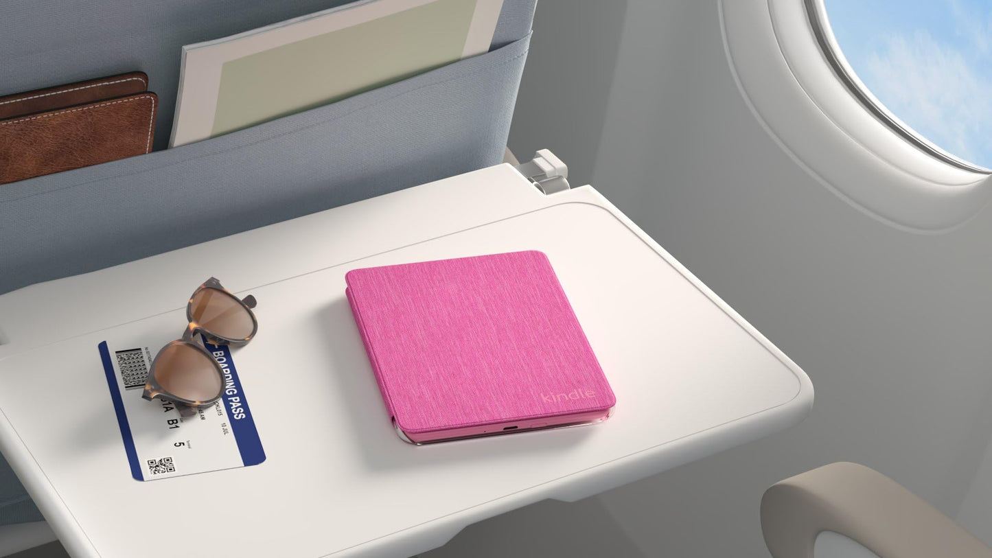 Brand new fabric cover with transparent back for Kindle Paperwhite (2024) and Kindle Colorsoft Signature Edition - 68RO2413-RCL