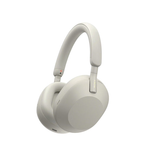 Sony WH-1000XM5 wireless Bluetooth noise canceling headphones (30h battery, touch sensor, Headphones Connect app, quick charging function, optimized for Amazon Alexa, headset with microphone) silver - WH1000XM5S.CE7