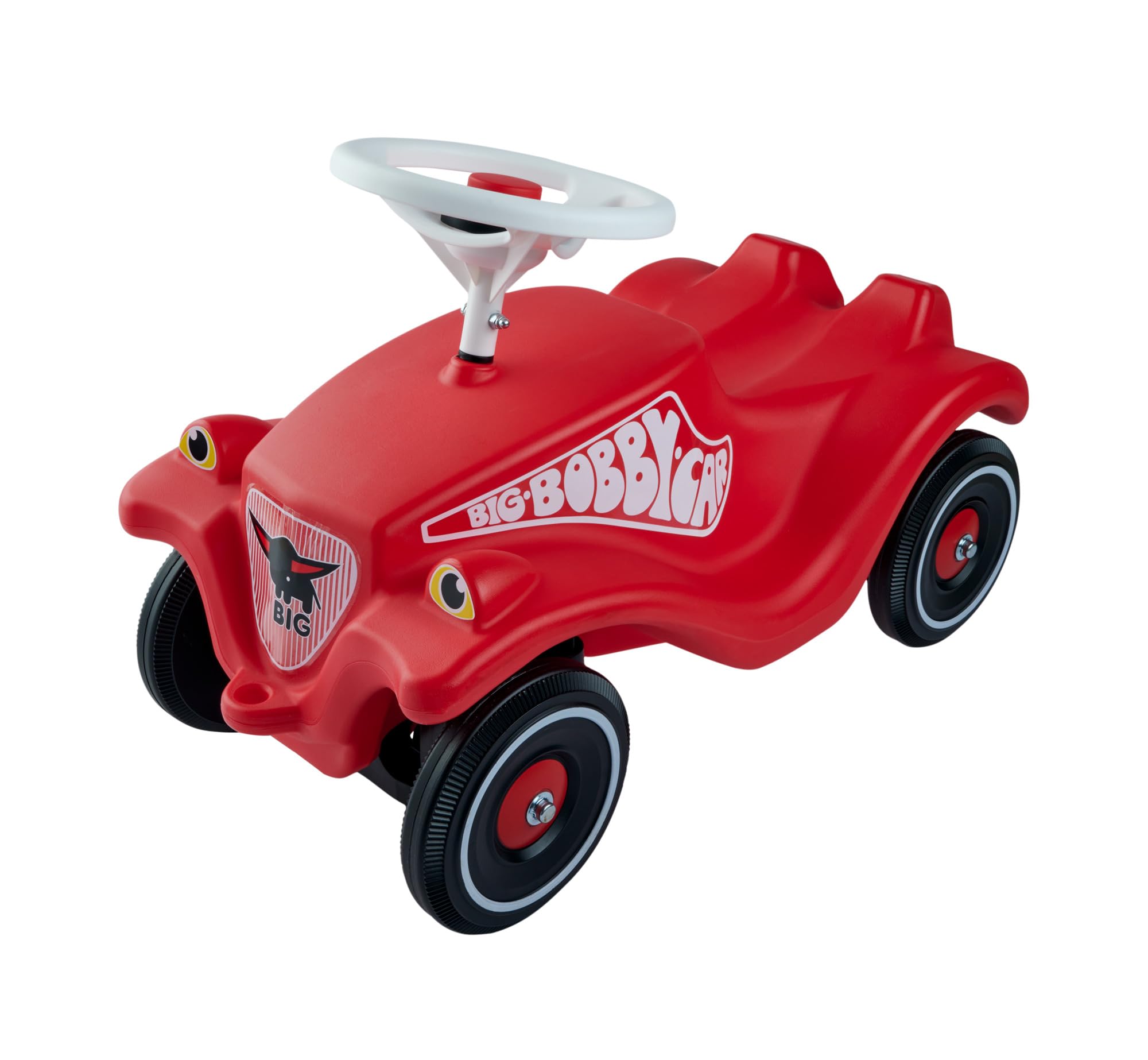 BIG-Bobby-Car Classic - children's vehicle for boys and girls, classic ride-on vehicle with a load capacity of up to 50 kg, for children aged 1 year and over, red - 800001303