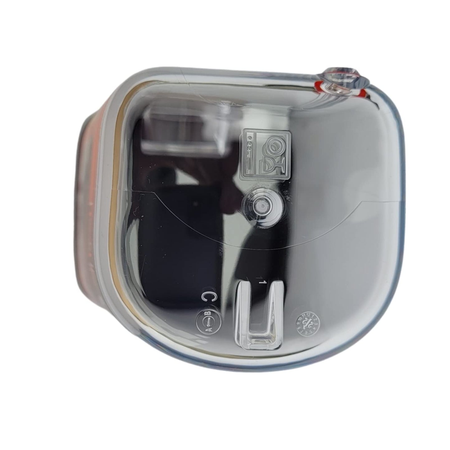 Philips milk container (version C) for LatteGo coffee machine, black, silver, transparent - Milchbehälter