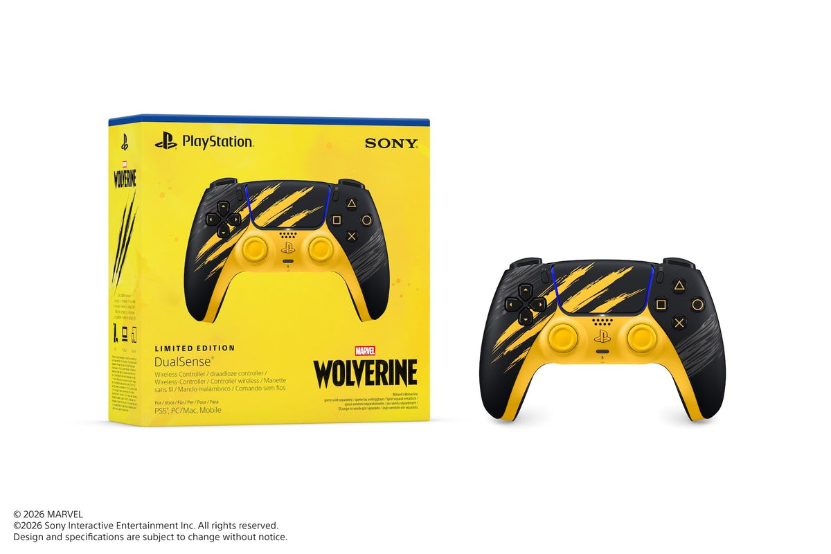 DualSense® Wireless Controller – Marvel’s Wolverine Battle Yellow Limited Edition - CFI-ZCT2WZJX