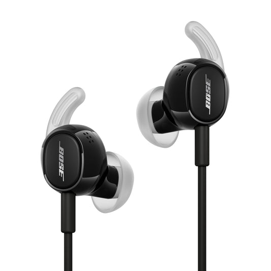 Bose wired Noise-Cancelling Earbuds – In-ear headphones, USB-C connection, with carrying case, remote control, and microphone on the cable, Black - 906940-0010