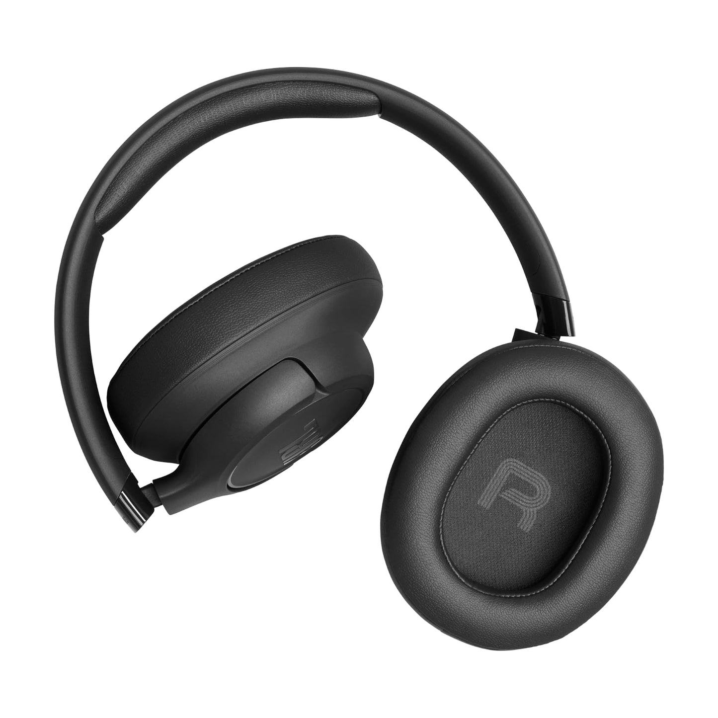 JBL Tune 730 BT Wireless Over-Ear Headphones with JBL Pure Bass Sound, Up to 76 hours of music playback, Bluetooth 6.0, lightweight, foldable design, Google Fast Pair, Microsoft Swift Pair, Black - JBLT730BTBLK