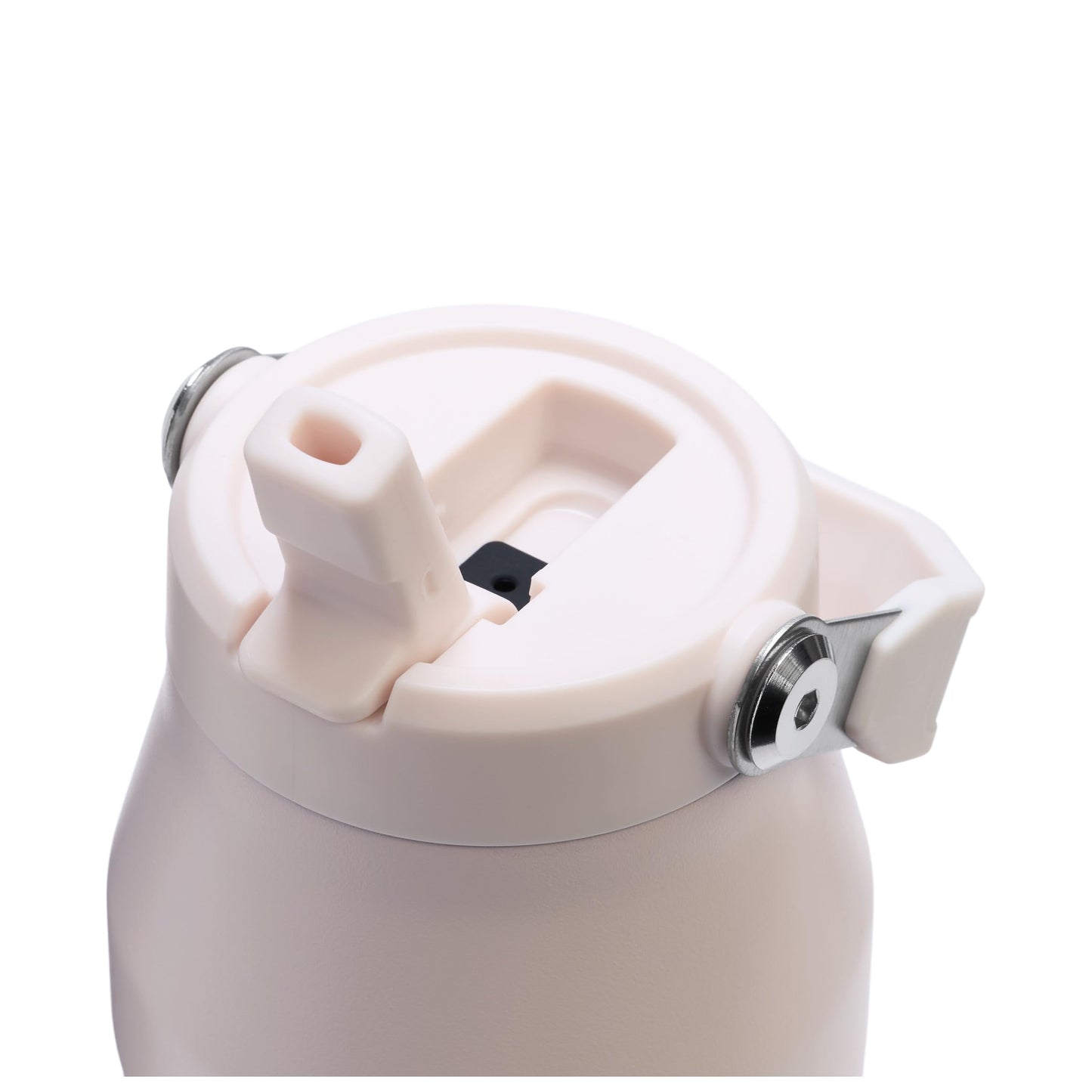Stanley 1913 Flip Straw Drinking Bottle with Straw 1.06L - Thermal Mug Cools for 17 Hours - Ice Cold for 4 Days - BPA Free - Leakproof - For Cup Holders - Dishwasher Safe - Rose Quartz - 10-12111-065