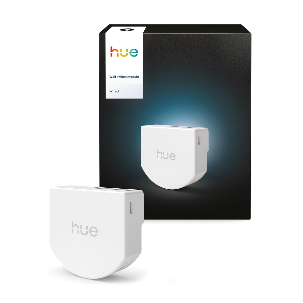 Philips Hue wired Smart Switch, 1-pack, for easy control of Hue lights, no batteries required, controllable via app or voice command, compatible with Apple Home, Google Home, and Alexa. - 929004297003