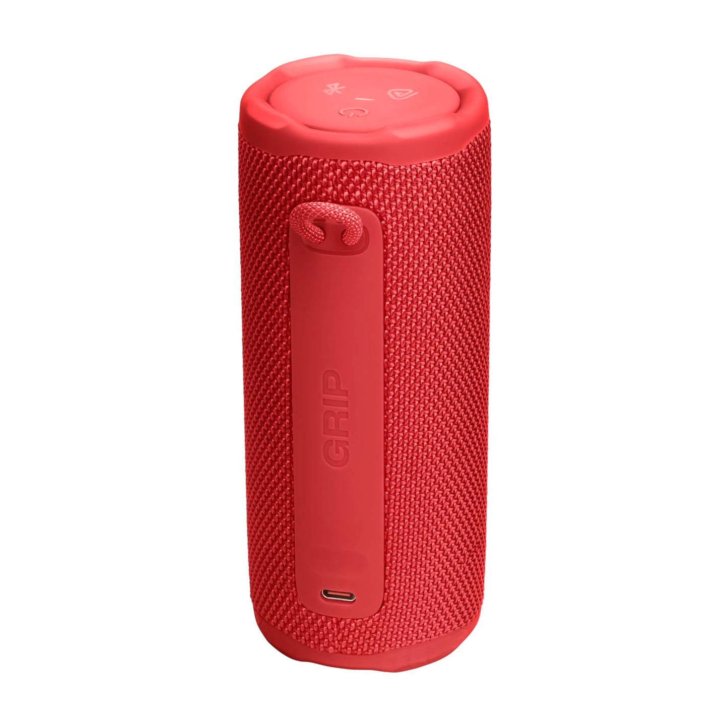 JBL Grip Compact Bluetooth Speaker, JBL Pro Sound with AI Sound Boost, IP68 Waterproof and Dustproof, Ambient Light, Up to 14h Playback, Auracast Multi-Speaker, JBL Portable App, Red - JBLGRIPRED