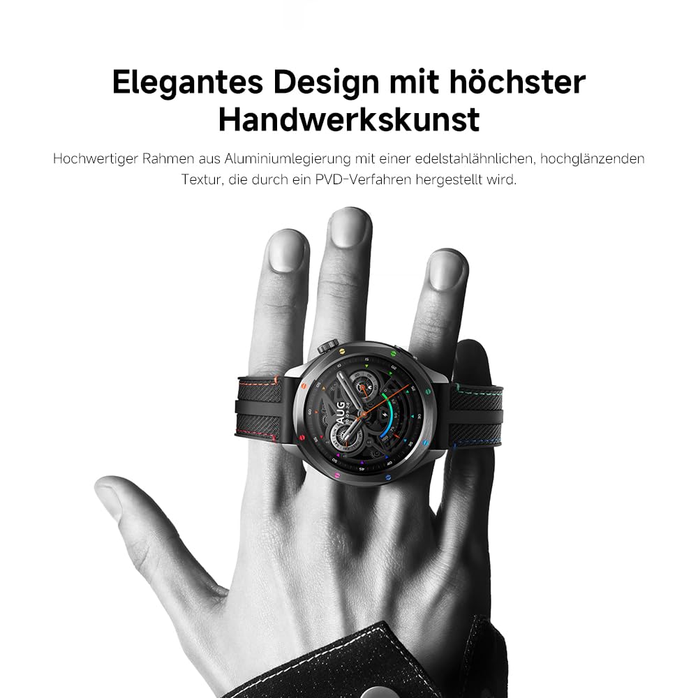 Xiaomi Watch S4 Silver – 1.43" AMOLED, 2200 Nits, 15 day battery, 5ATM waterproof, heart rate & SPO₂ sensor, Bluetooth 5.3, aluminum housing - BHR9197GL