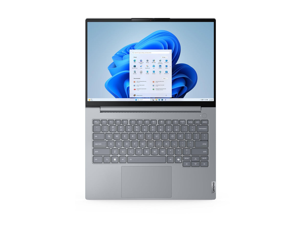 Lenovo ThinkBook 14 G8 IAL, Intel® Core™ Ultra 5 135H (până la 3.60GHz, 18MB), 14" WUXGA Non-Touch, 16GB, 512GB SSD M.2 2242 PCIe Gen4 QLC, Intel® Arc™ Graphics, BT 5.1, Wi-Fi 6E 2x2 AX, Ethernet - 21SJ00D7GE
