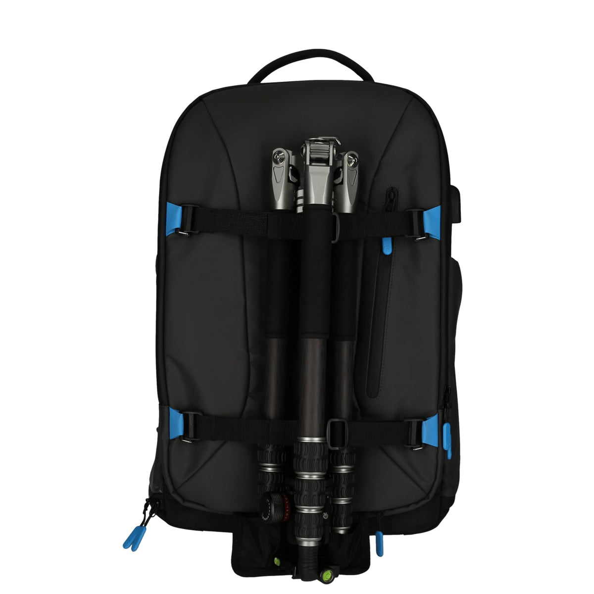 Rollei Fotoliner Ocean Pro: Large camera backpack in black made from 49 recycled PET bottles, suitable for hand luggage, including laptop compartment, movable dividers - 20314