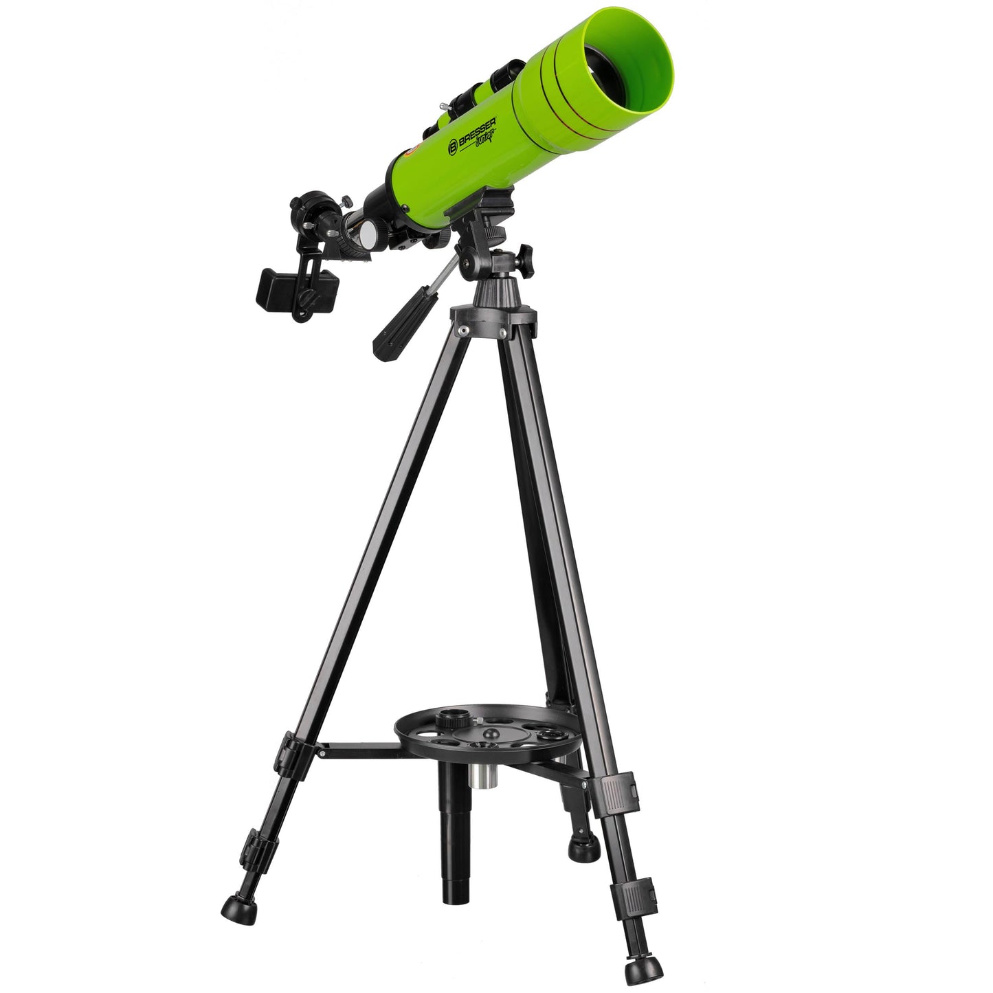 Bresser Junior Children's Telescope 70/400 refracting telescope for children aged 8 and over, astronomy beginners, telescope with backpack, accessories & smartphone holder, night sky observation green - 8850610B4K000