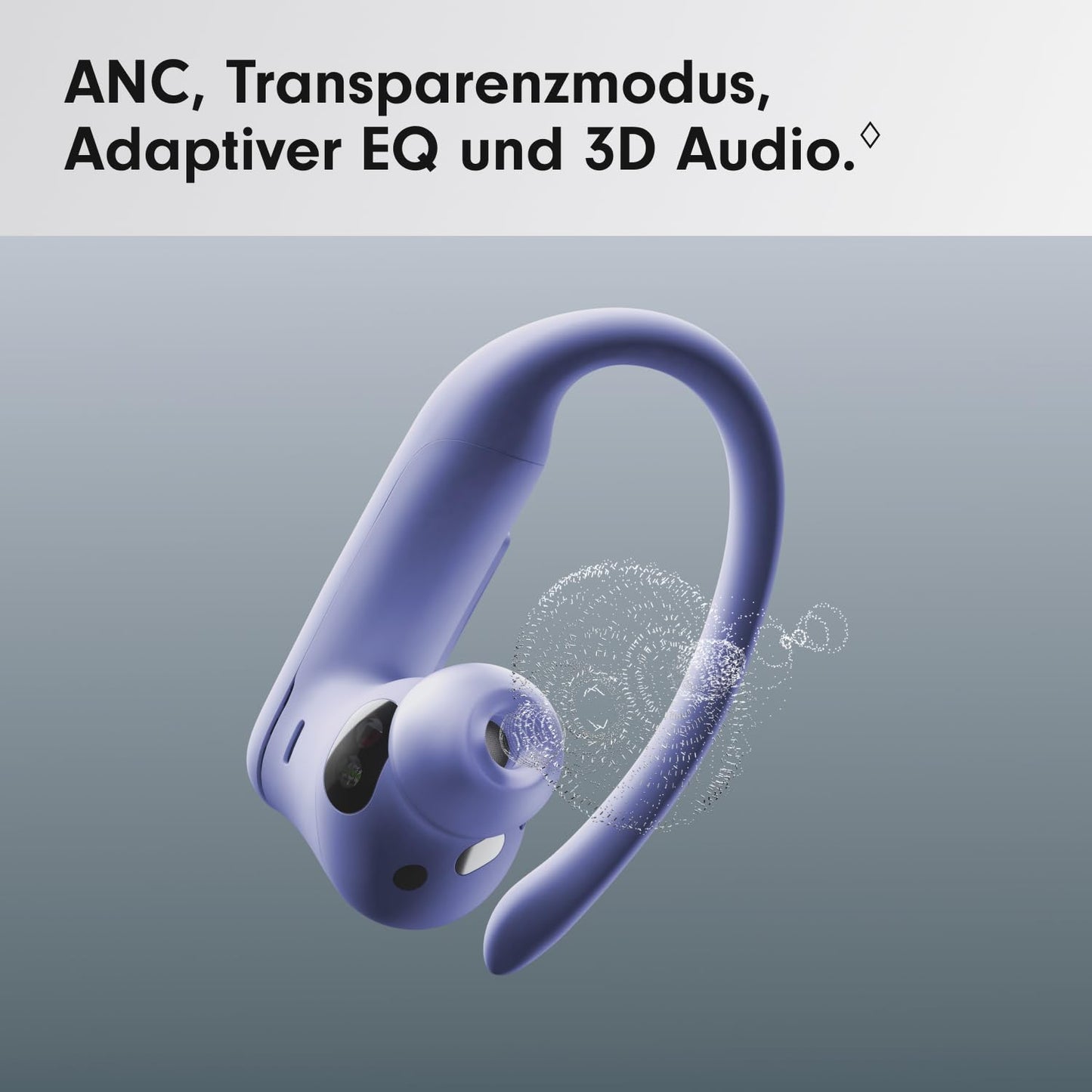 Beats Powerbeats Pro 2 wireless in-ear headphones with Bluetooth - active noise cancellation, heart rate measurement, IPX4, up to 45H with charging case, compatible with Apple & Android - Hyperviolet - MX753ZM/A