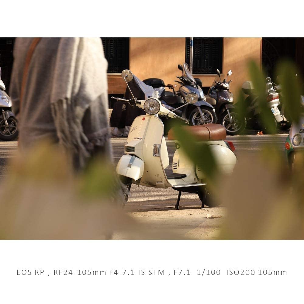 Canon RF Obiectiv 24-105mm F4-7.1 IS STM – Obiectiv standard zoom cu stabilizator de 5 trepte pentru peisaje și portrete | Compatibil cu sistemul EOS R - 4111C005AA