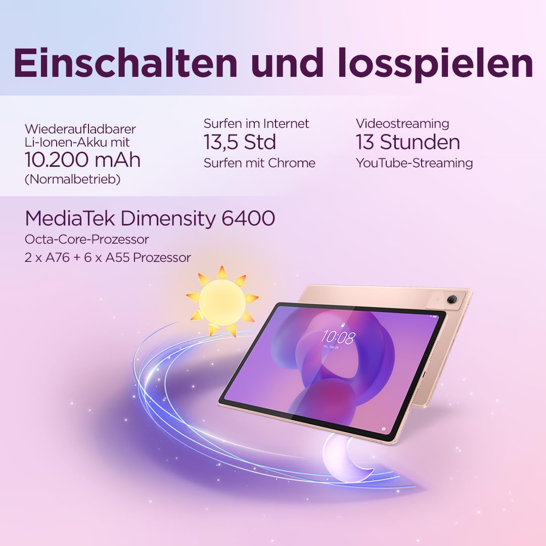 Lenovo Idea Tab Plus | Tablet | AI | 12,1" | 8GB | 128GB | Android | Rose