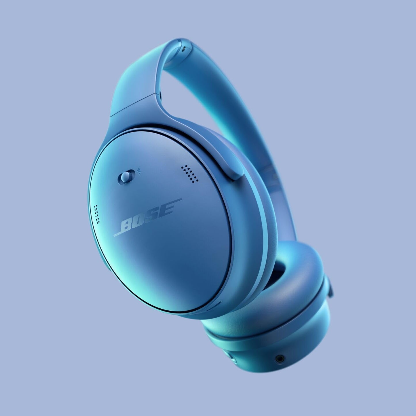 Bose QuietComfort wireless headphones with microphone and noise canceling, Bluetooth over-ear headphones with noise canceling, up to 24 hours of battery life, twilight blue - Limited Edition - 884367-1300