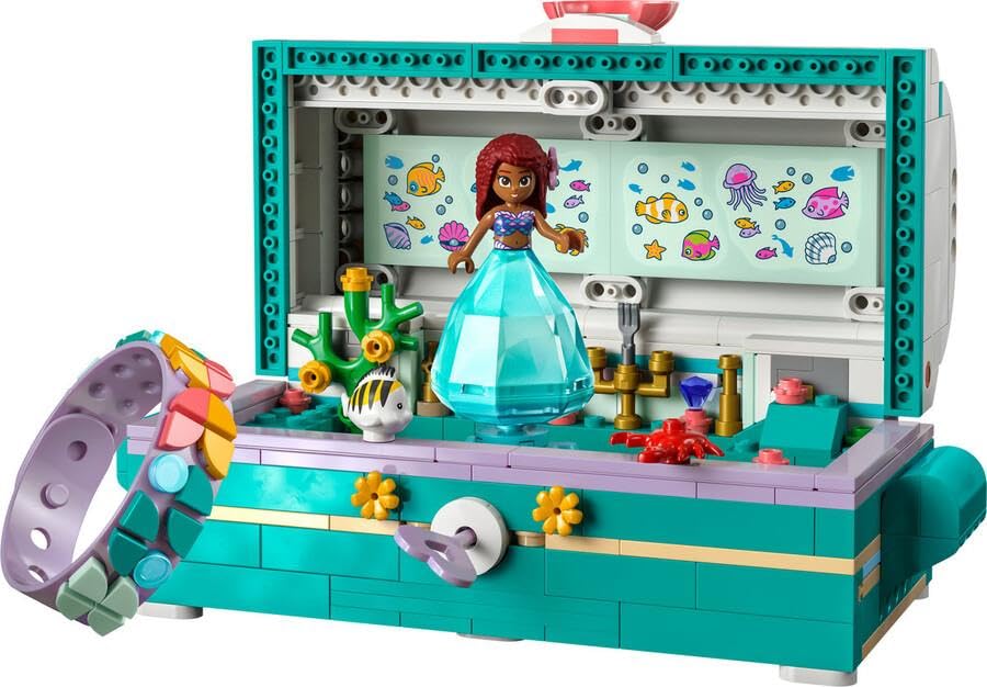 Lego Disney Princess 43229 Ariel's Treasure Chest, 370 pieces