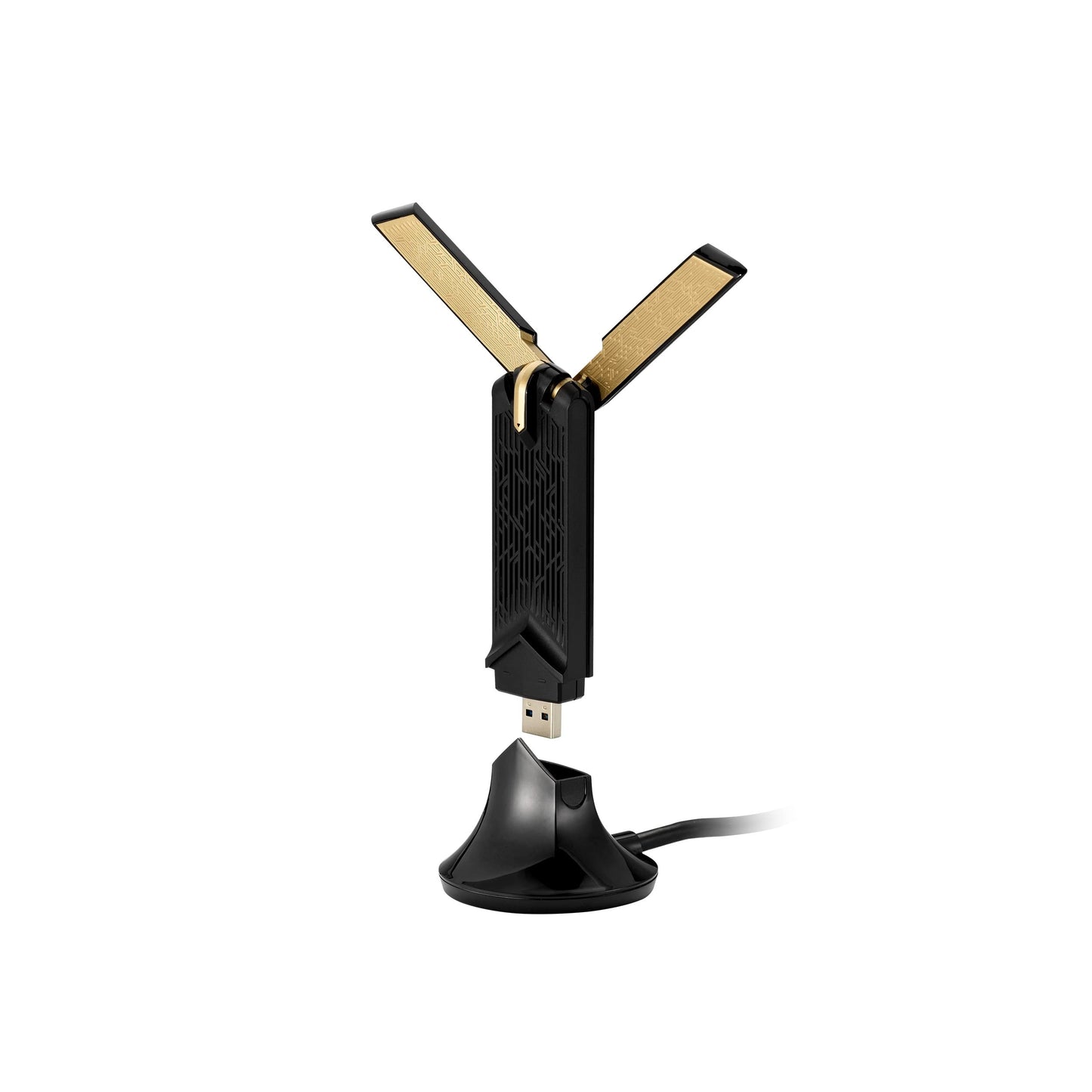 ASUS USB-AX56 Dual-Band AX1800 USB WLAN Adapter (WiFi 6, External Antenna, WPA3 Security, Plug and Play) - 90IG06H0-MO0R00