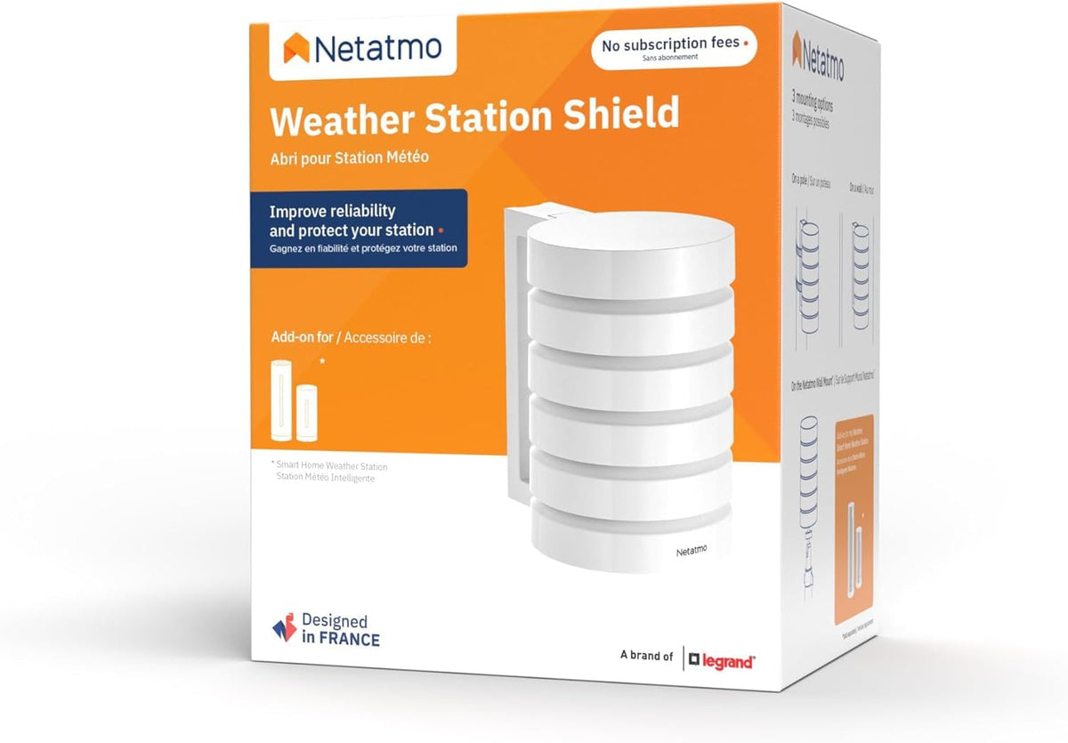 Netatmo - Functional Protective Case for the Smart Weather Station, Protection for the Outdoor Module of the Smart Weather Station with WiFi Connection, NRS-WW