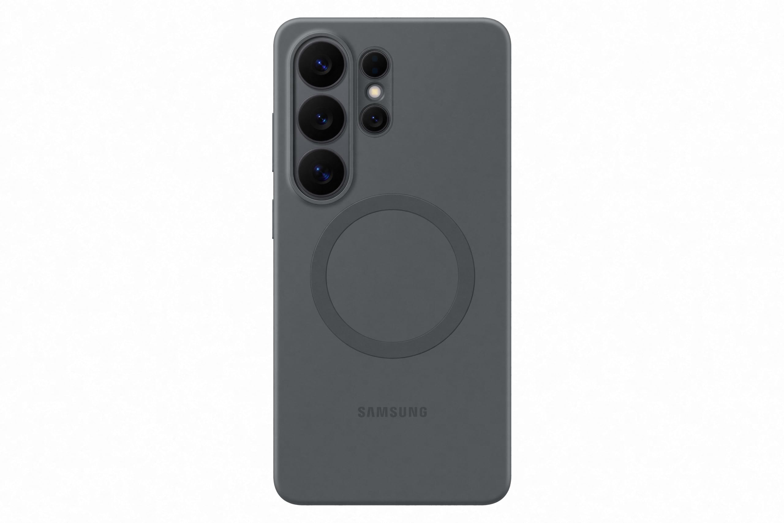 Samsung Silicone Magnet Smartphone Case EF-ES948, case for the Galaxy S26 Ultra, mobile phone case with magnetic ring for attaching accessories, silicone, protective case, shockproof, thin and non-slip, black - EF-ES948CBEGWW