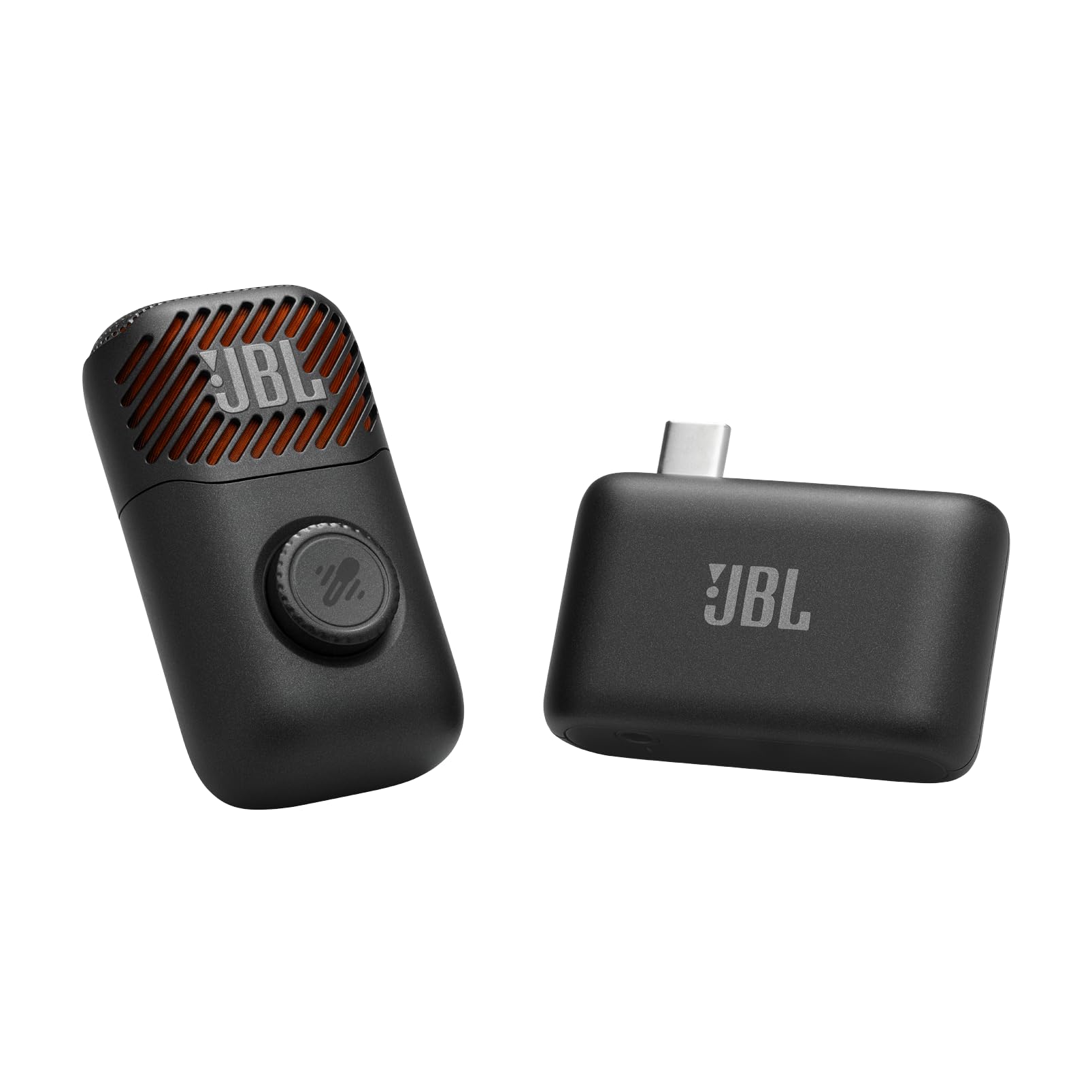JBL EasySing Mic Mini AI-controlled microphone, real-time vocal removal, 6 hours playback time, removable handle, Bluetooth, USB-C, Aux, 2.4 GHz wireless connection, black - JBLESMICMINI