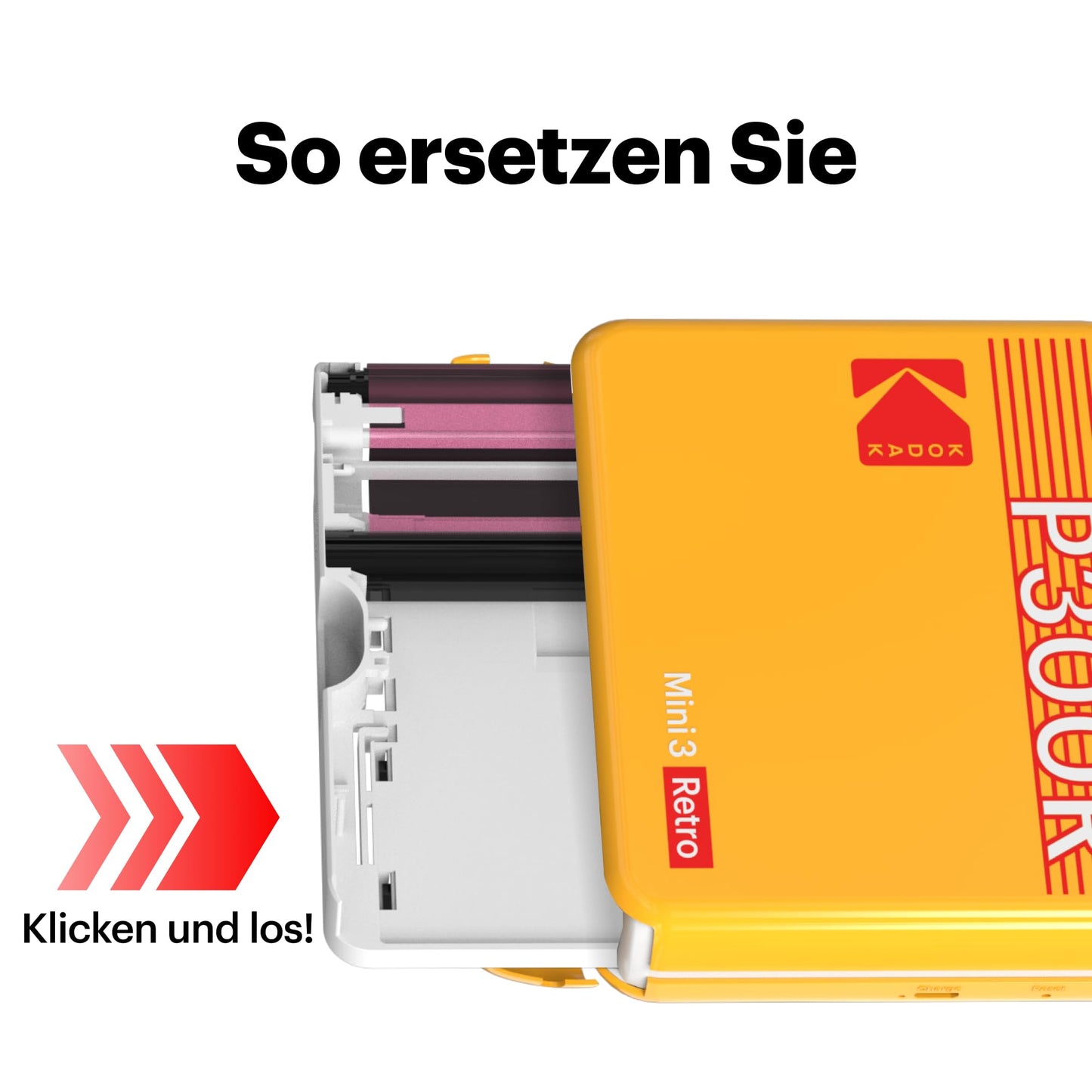 KODAK ICRG360 – Farbpatrone und Fotopapier für 60 Fotos (7,6 x - ICRG-360_EU