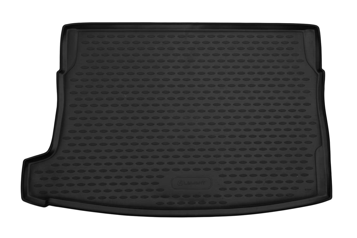 Element Tailor-made premium anti-slip boot mat suitable for VW eGolf electric vehicle 2014 - > Upper floor | 100% custom-fit anti-slip car mat, rubber car mat - HromTech