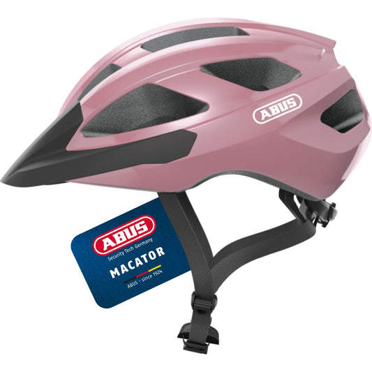 ABUS 67334 Bicycle Helmet, Pink (Shiny Rose), S (51-55 cm)