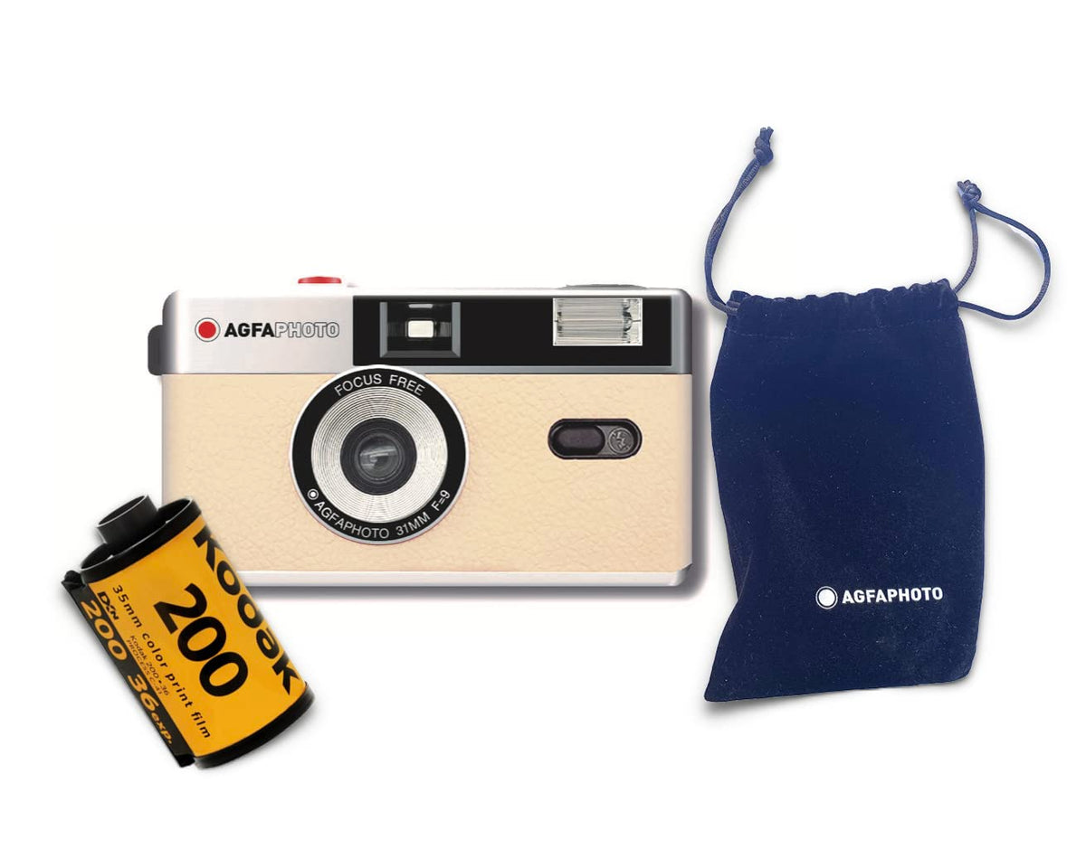 AgfaPhoto analog 35mm camera set (color film + battery) - AG603003S