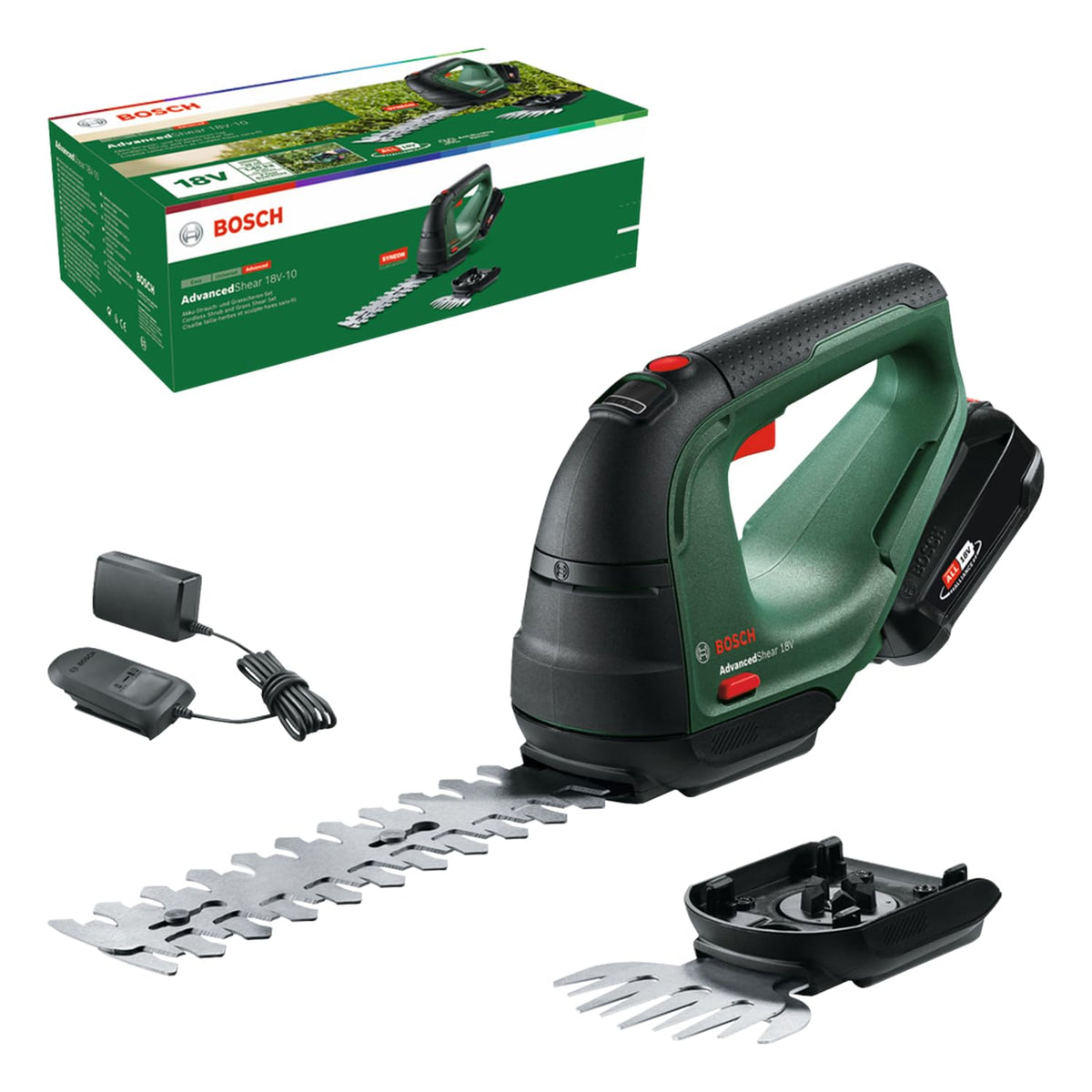 Bosch Cordless Grass Shears AdvancedShear 18V-10 - 0600857000