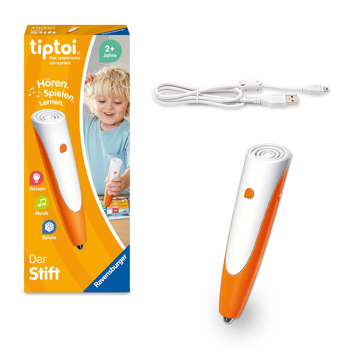 Ravensburger tiptoi pen 00110 - The playful learning system, learning toy for children aged 2 and over - The pen