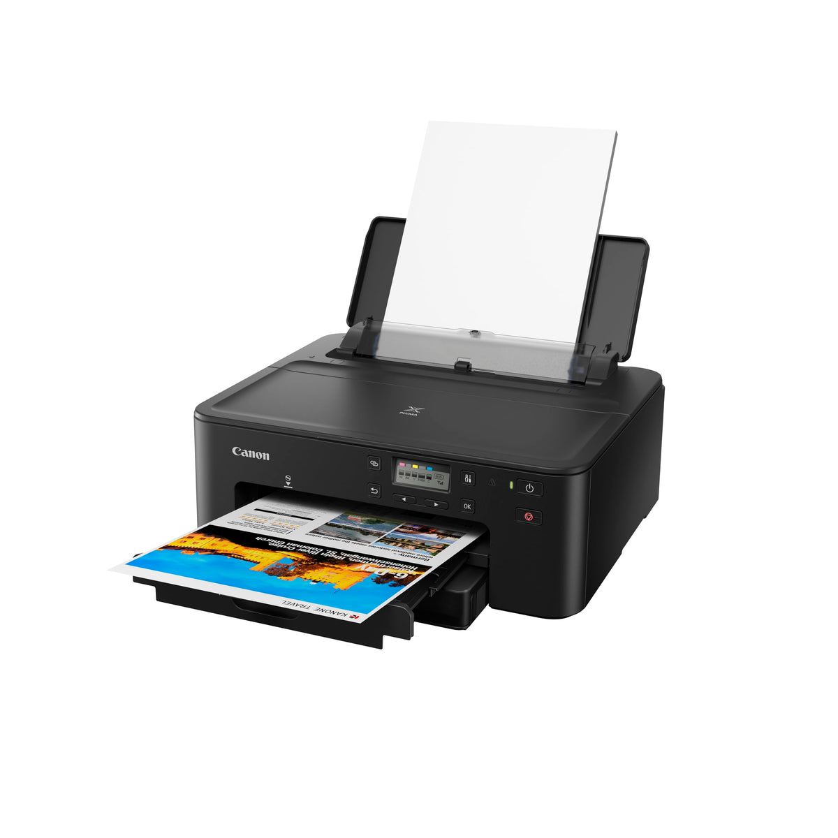 Canon PIXMA TS705a is a compact inkjet printer (without scan & copy function, WiFi, duplex, 5 separate inks, AirPrint, A4, black). - 3109C026