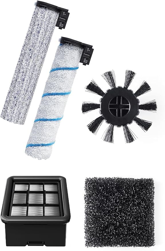 Rowenta X-Clean 4 Accessory Set, includes two rollers, compatible with the Rowenta X-Clean 4 vacuum mop, ZR335A01, Multicolor - ZR335A00