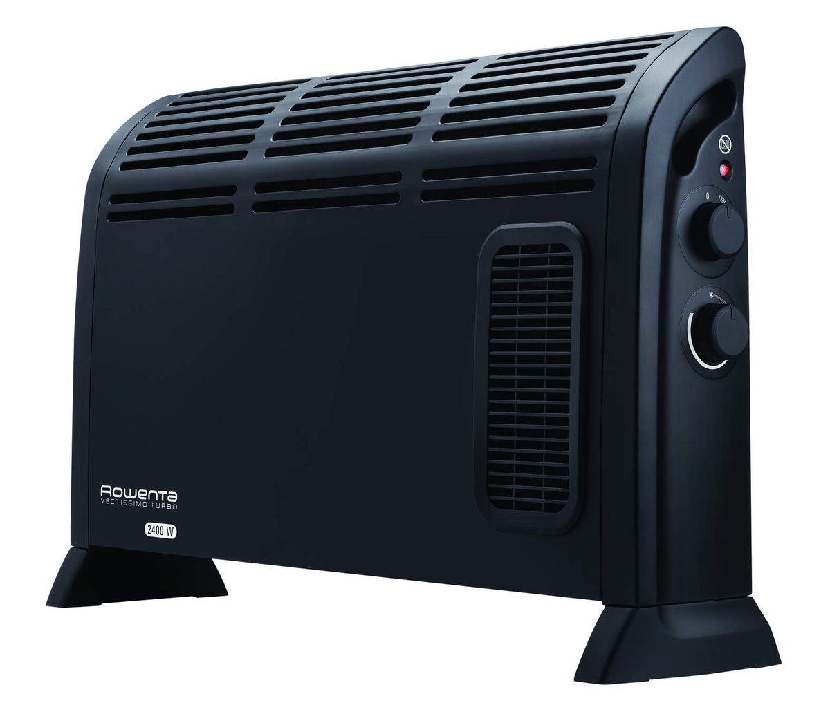 Rowenta CO3035 Convector - Ventilator Vectissimo | Două niveluri de putere | Încălzire electrică | Interior | Pentru camere de 25 m², Negru - CO3035F1