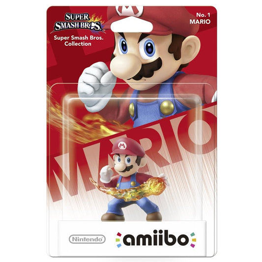 amiibo Smash Mario figure - AMIIBOMARIO