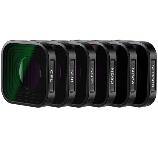 NEEWER ND filter set compatible with GoPro Hero 13 12 11 10 9, pack of 6 (CPL/ND8/ND16/ND32/ND64/ND1000), accessories for action cameras set with neutral density and polarization filters - 10101887
