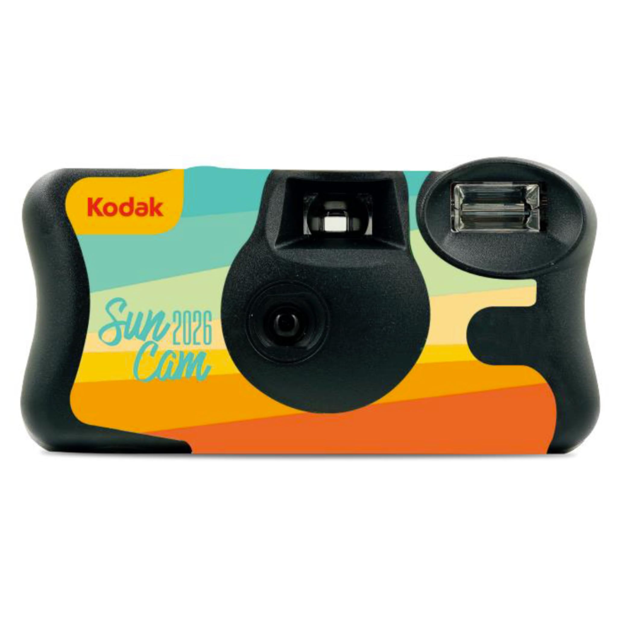 KODAK FunSaver 39 - Disposable camera with built-in flash, 39 shots, 24mm color film ISO 800, ideal for snapshots, travel, weddings and unforgettable moments - 1097583