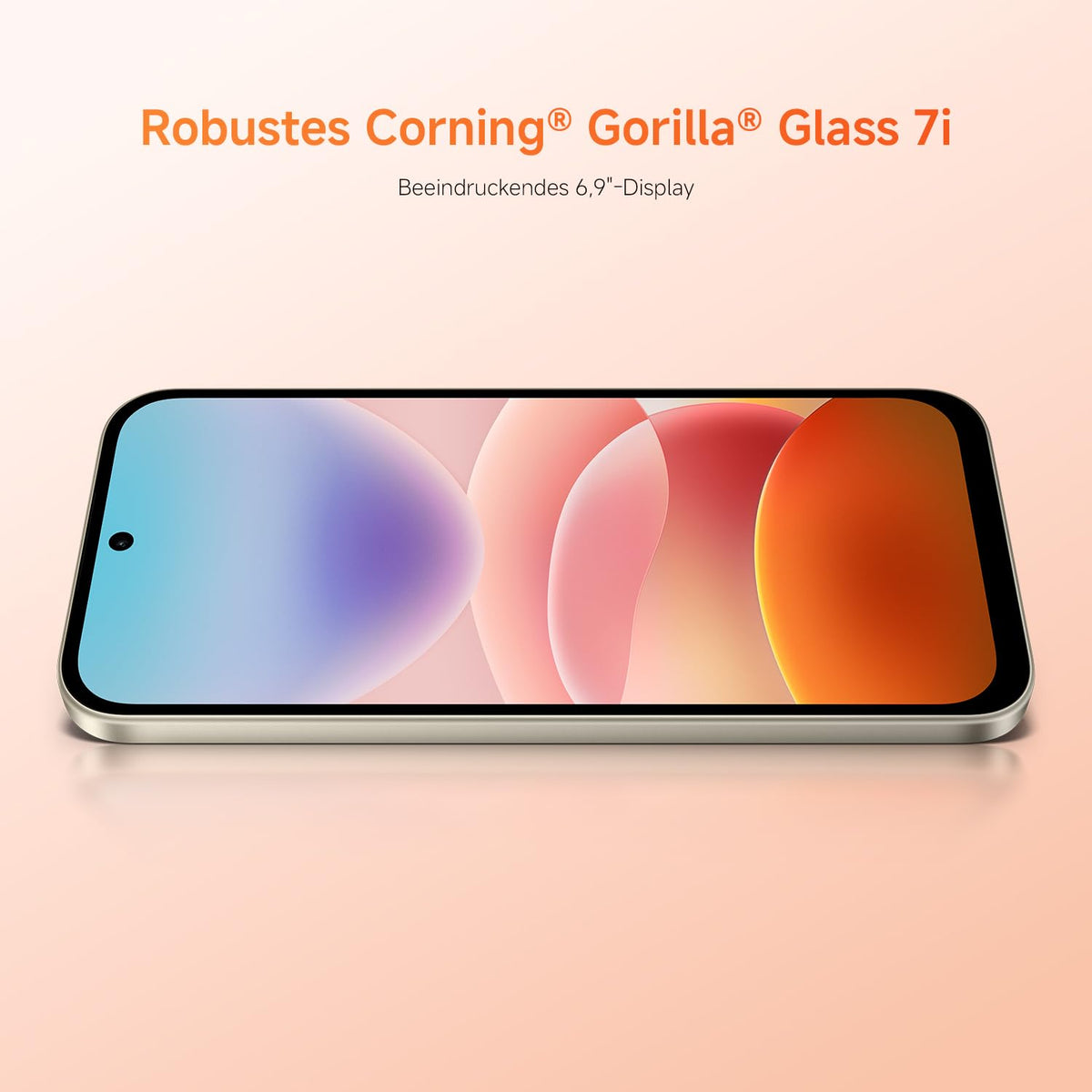Xiaomi REDMI 17 5G, Smartphone 4+128 GB, Orange, 7500mAh Battery, 45W Charging