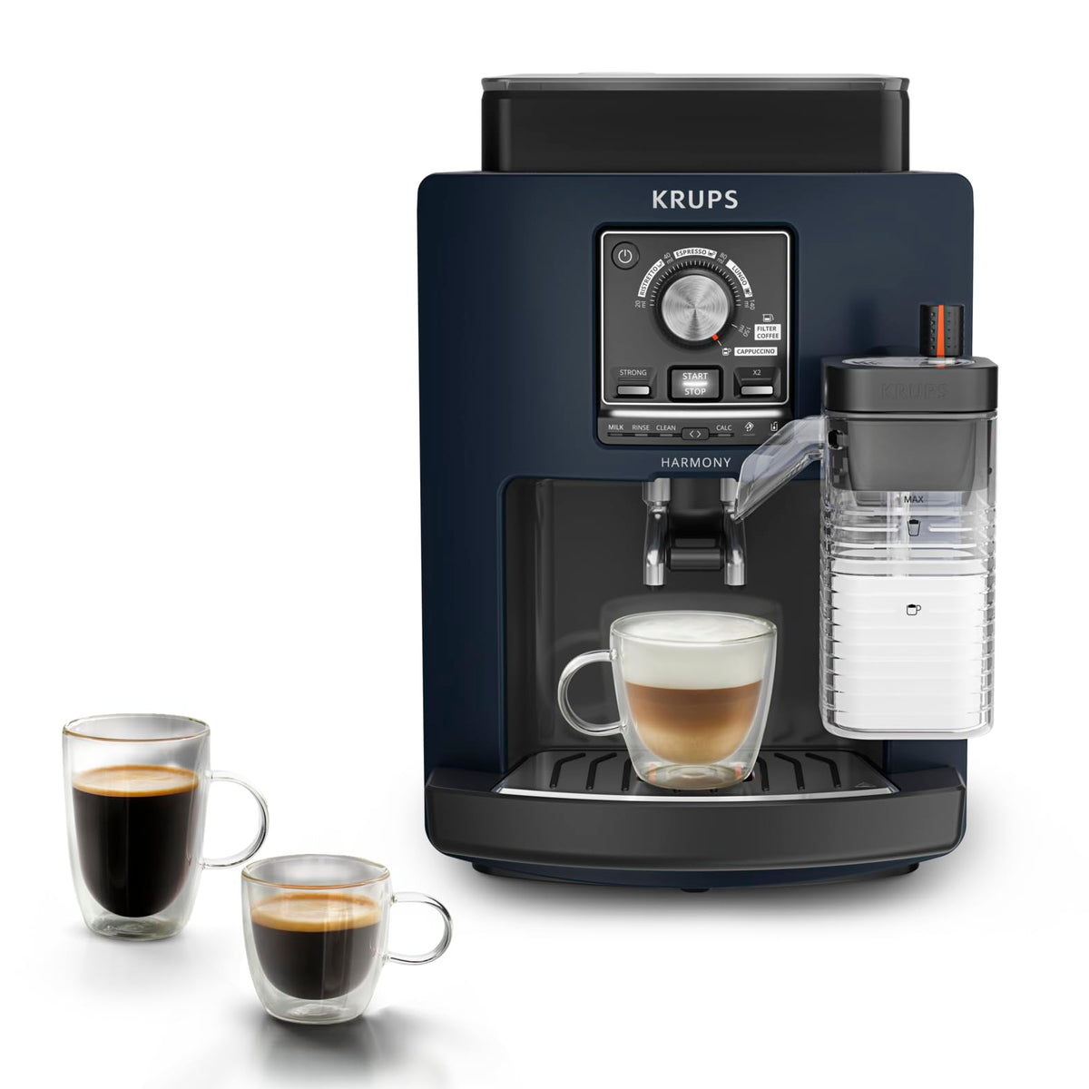 KRUPS Harmony Milk Kaffeevollautomat, 5 specialități de cafea - EA5094E0