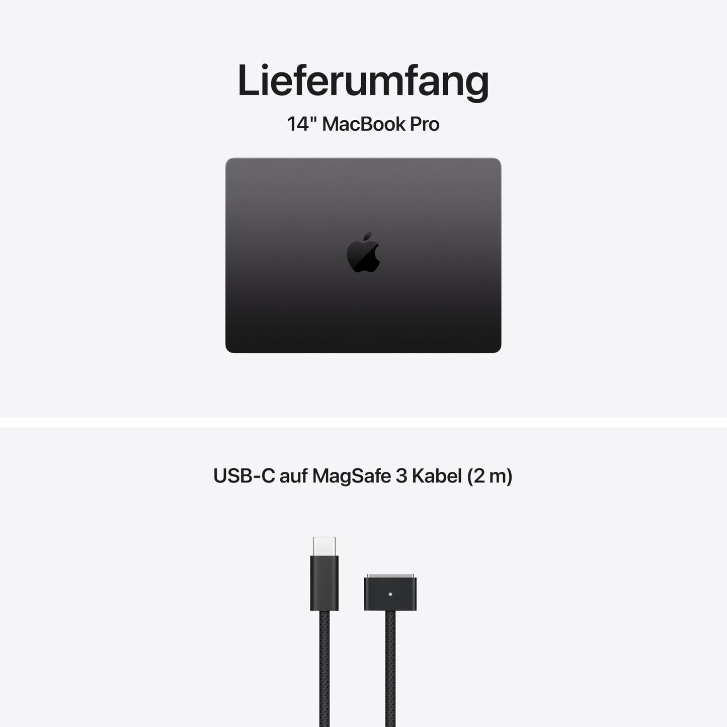 Apple MacBook Pro Laptop mit M5 Pro Chip mit 15-Core CPU und 16-Core - MJLW4D/A
