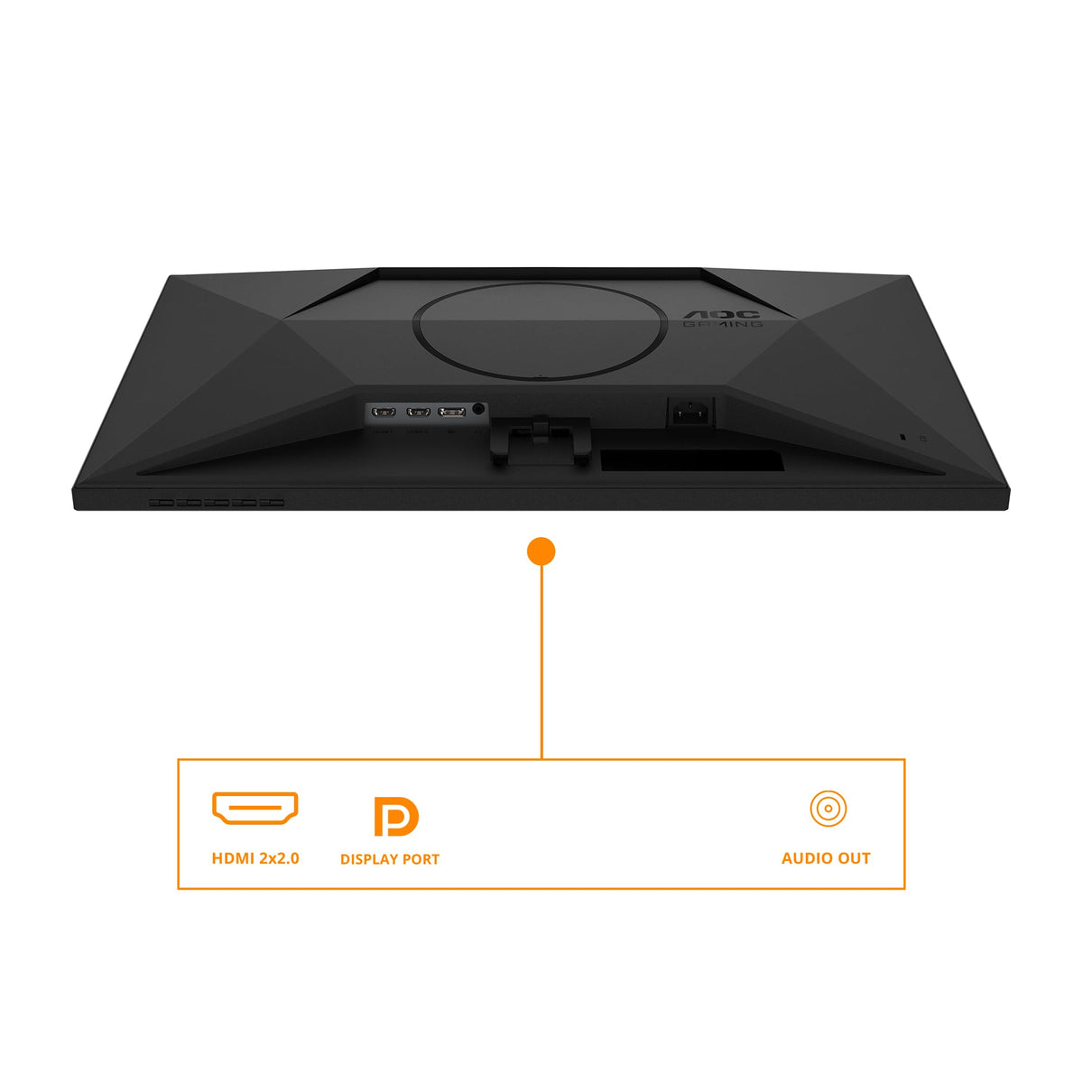 AOC 27G4XE 27-inch FHD Gaming Monitor, 180Hz, Fast IPS Panel, 1ms GtG, HDR10, G-Sync Compatible, Speakers, (1920x1080 HDMI 2X 2.0 DP 1x 1.4) Black