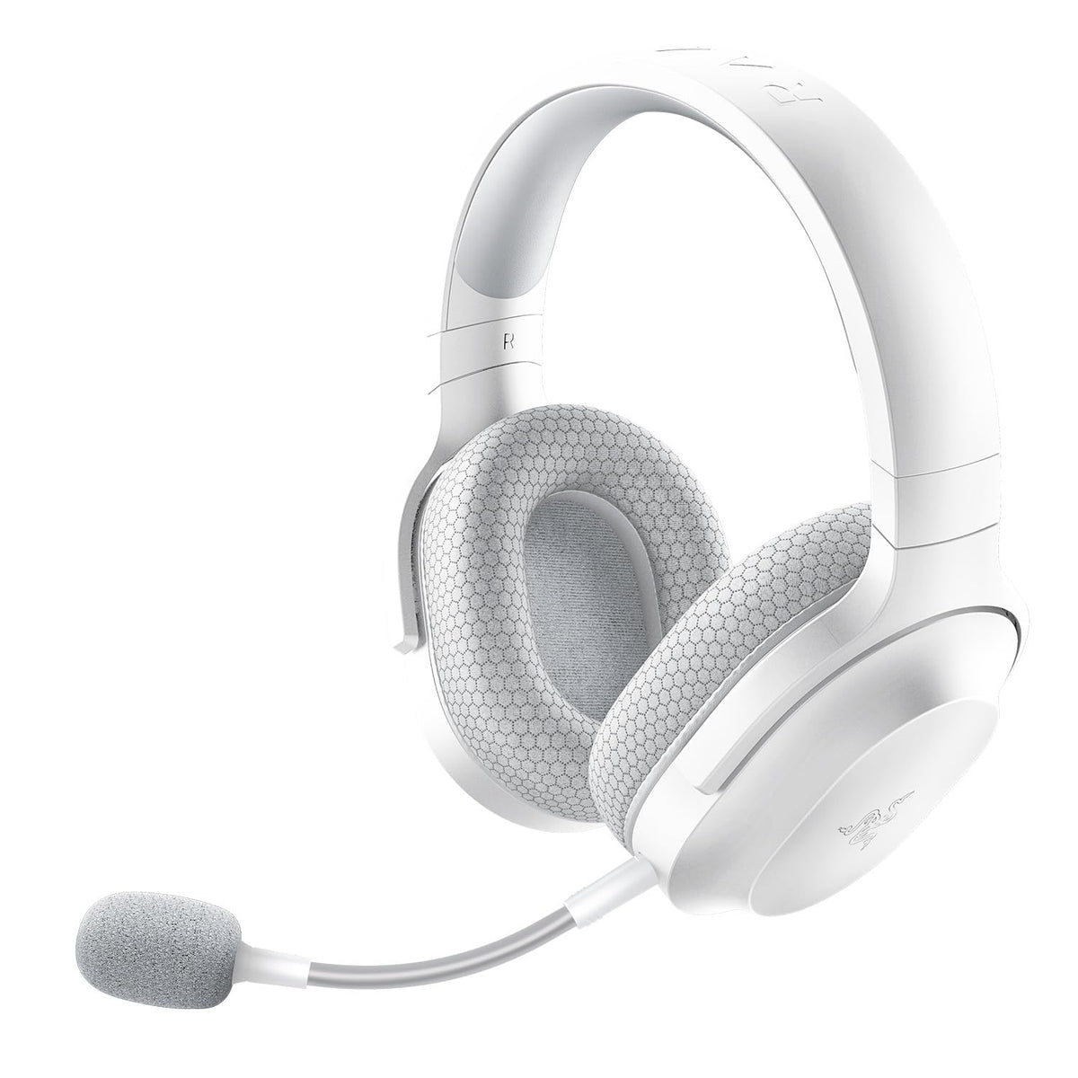 Razer Barracuda X - Cască wireless multiplatformă pentru gaming și dispozitive mobile (SmartSwitch Dual Wireless, Triforce 40mm, microfon cu caracteristică cardioidă, 50h autonomie, USB-C) Alb Mercury - RZ04-04430200-R3M1