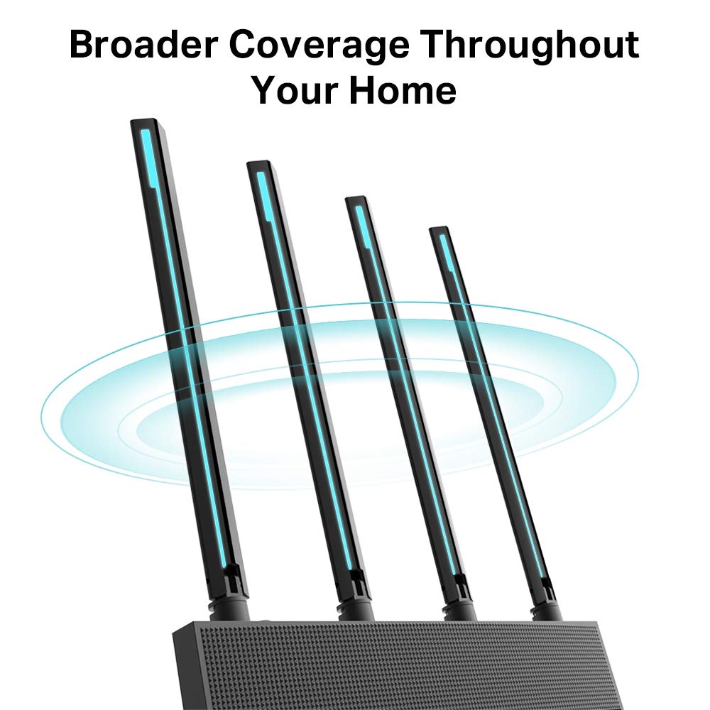 TP-Link Archer C88 dual band gigabit WiFi router (1300Mbit/s 5GHz + 600Mbit/s 2.4GHz, 4 Gigabit LAN port, MU-MIMO, WPA3, guest network, does not support DSL function